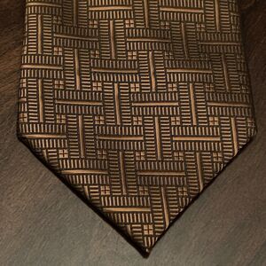 Aurelio Di Roma Cravatte Brown 100% Silk Men’s Neck Tie Made In Italy